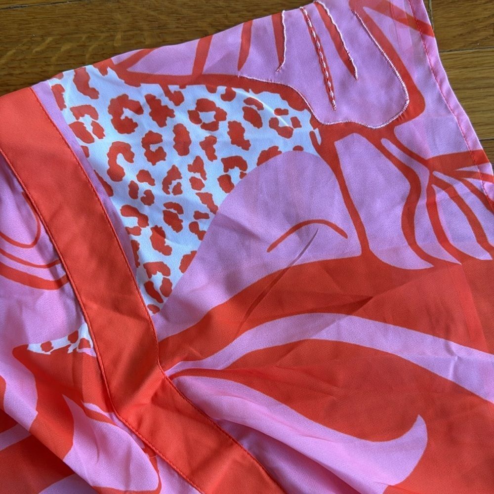 Anthropologie Tie-Front Soft Crop Blouse - Picture 5 of 7